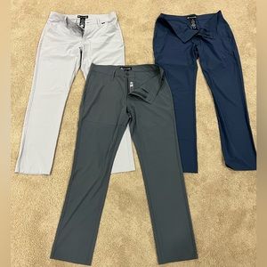 TRAVIS MATHEW SIZE 32 x 30 (3 PAIR BUNDLE) LIGHT GREY / DARK GREY / NAVY BLUE